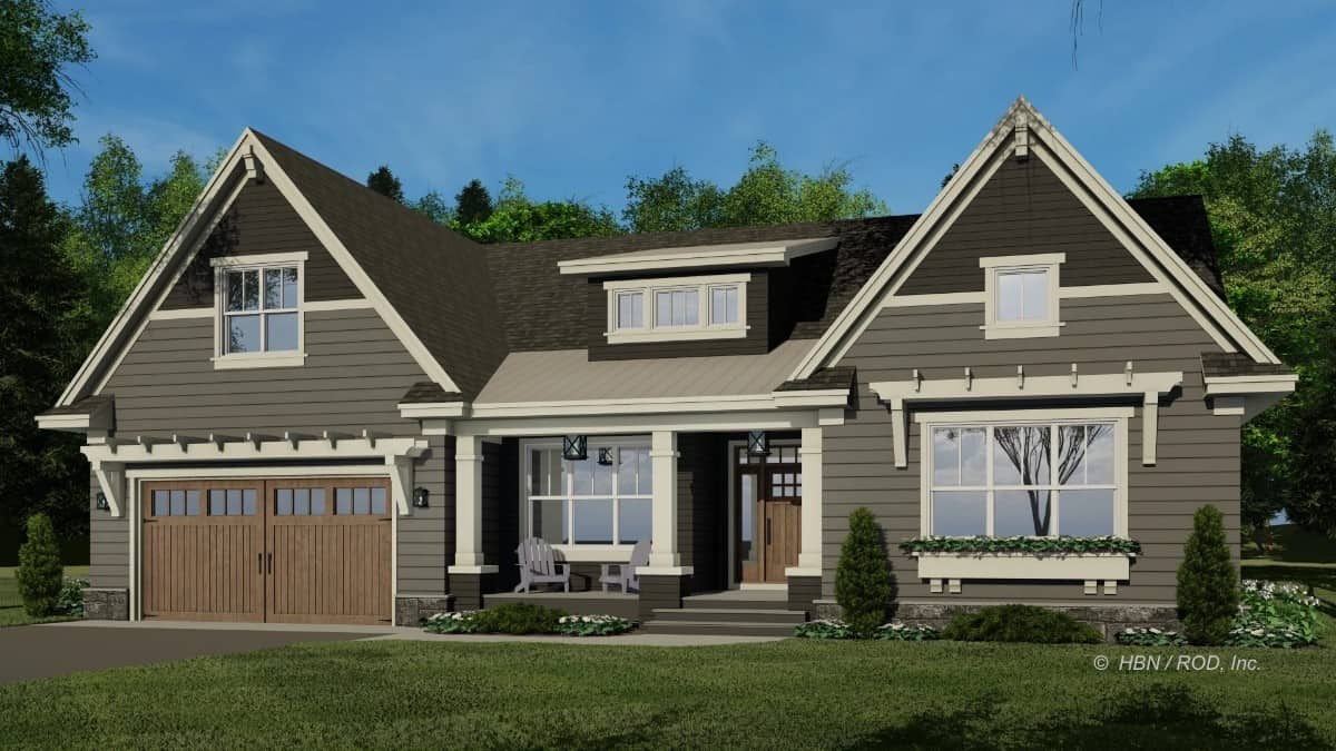 3-Bedroom Craftsman Style Single-Story Parkview Home with Front Porch and Future Bonus Room