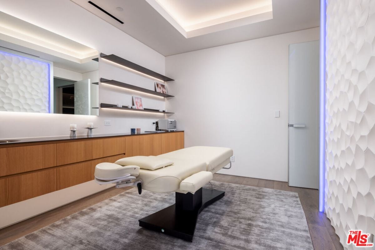 Spa and massage room.