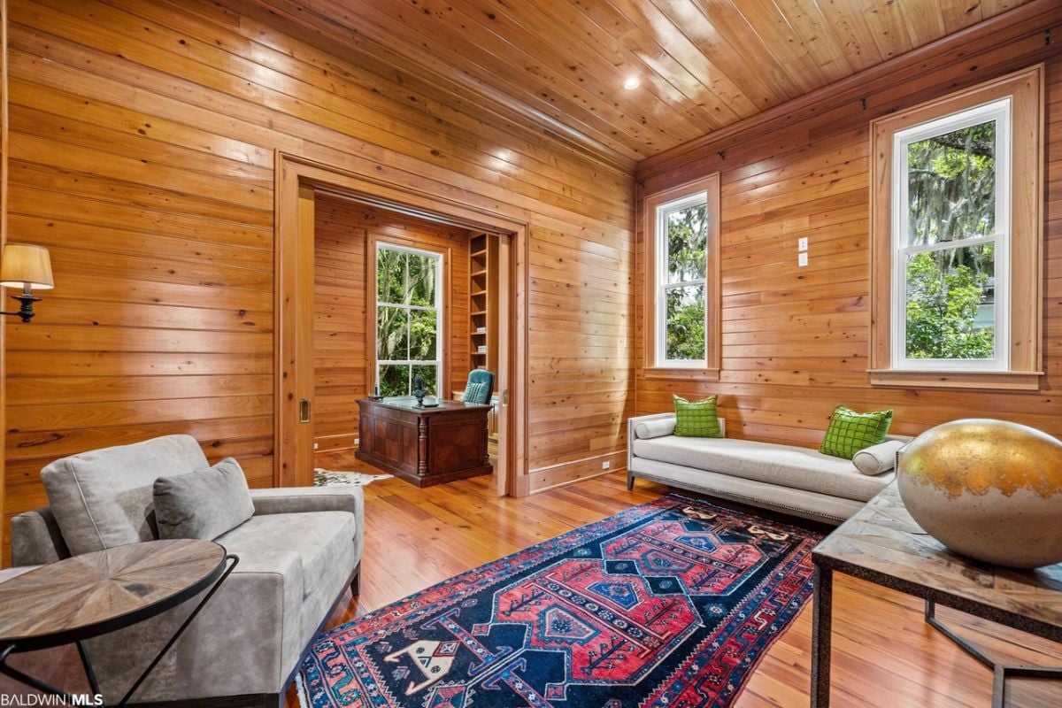 Sofa at the Home office.