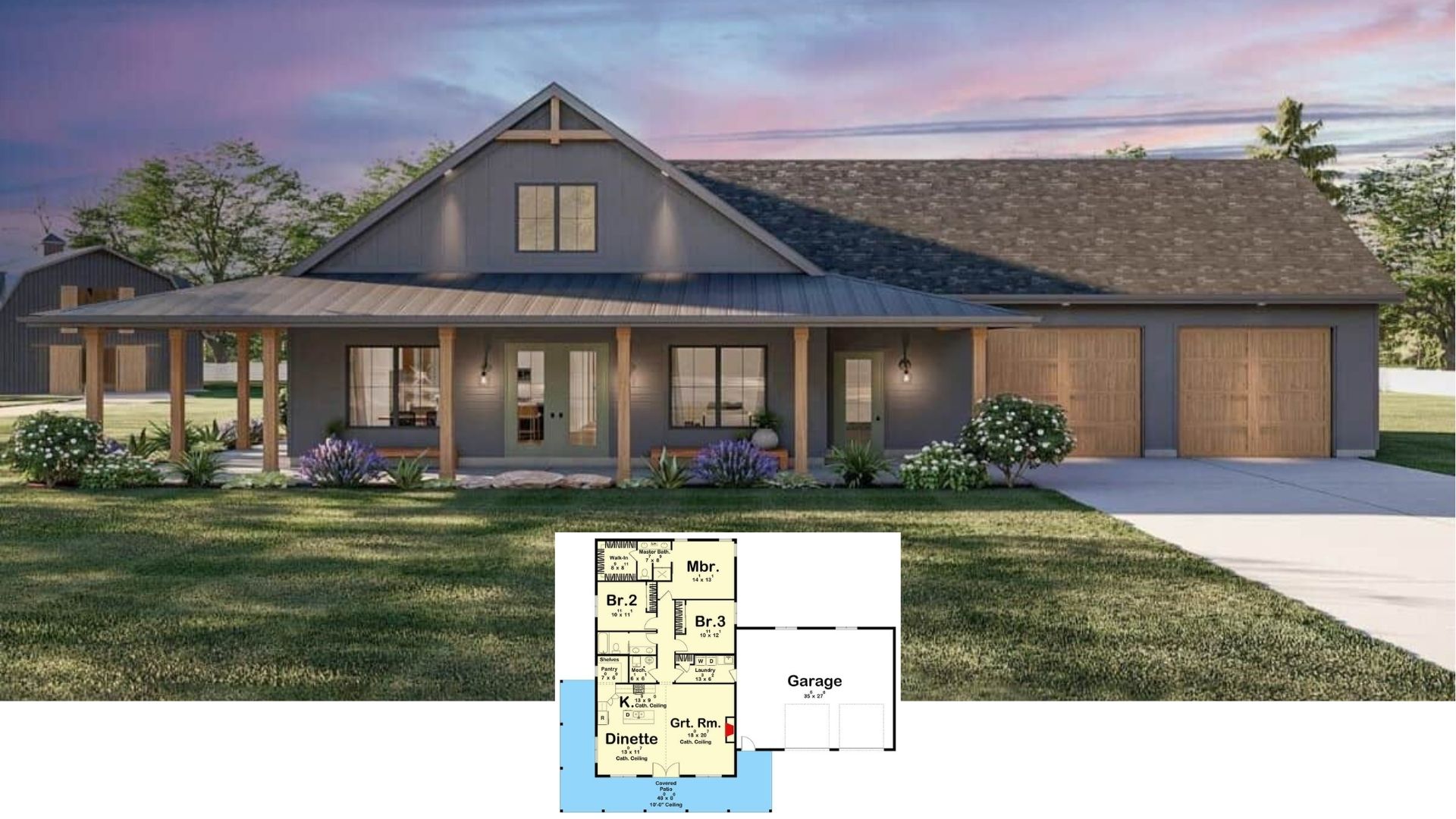 Welcome to This 1,691 Sq. Ft. 3-Bedroom House with Open Living Space – Floor Plan Included