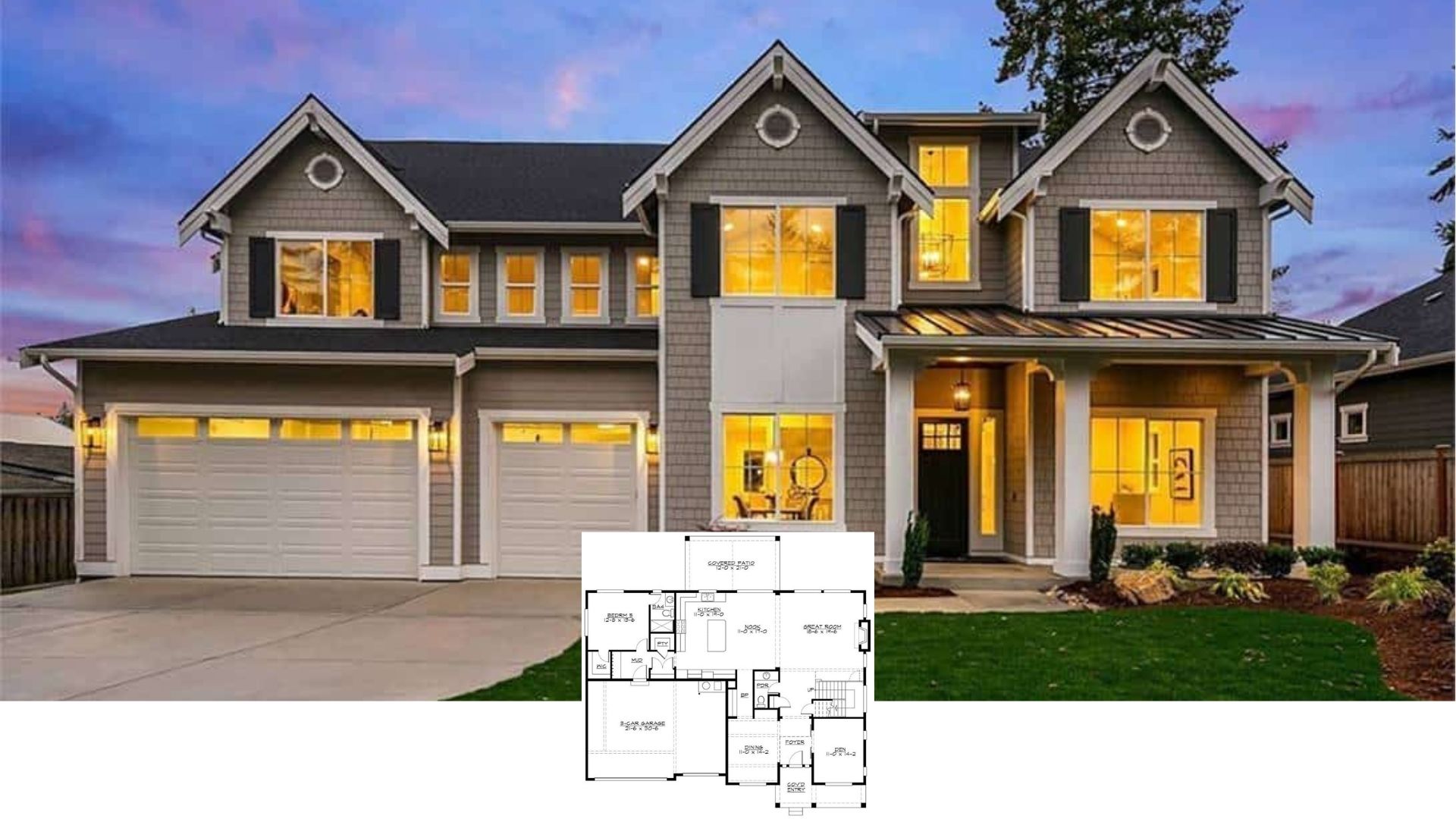 Introducing a Spacious 4,142 Sq. Ft. Two-Story 5 Bedroom Home with Bonus Room and Open Floor Plan