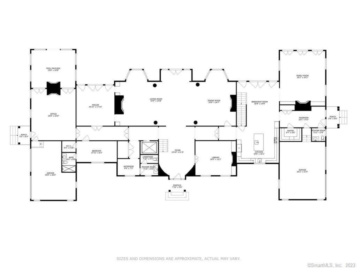 Main level floor plan