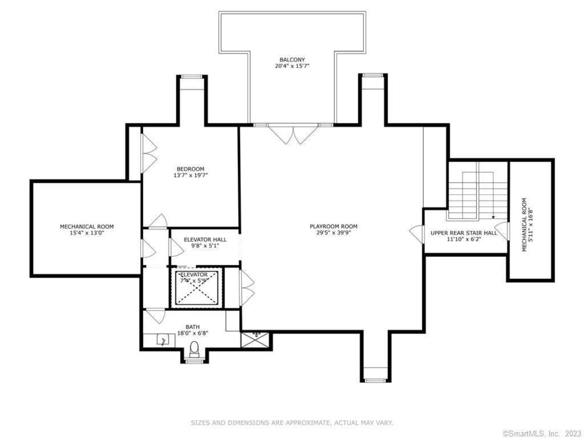 Attic floor plan