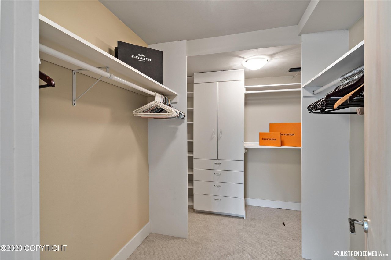 Spacious closet