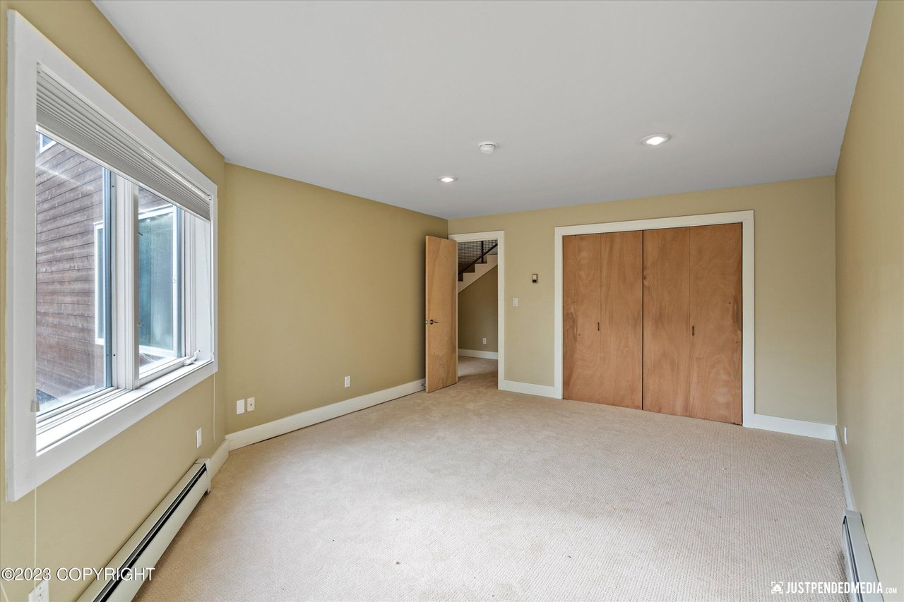 Extra room for a bedroom.