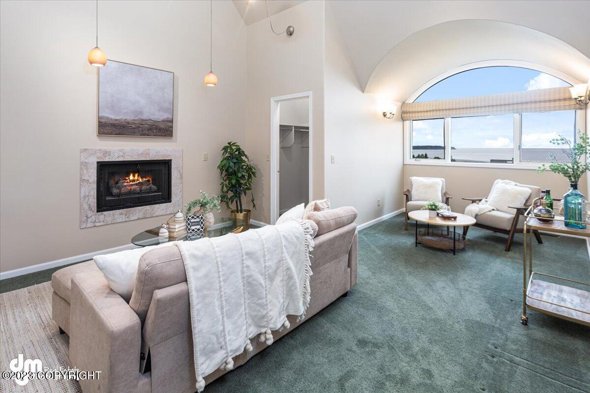 Spacious living room