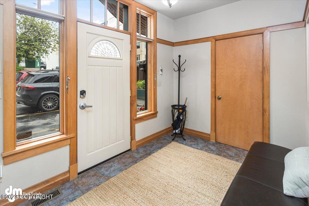 Main door.