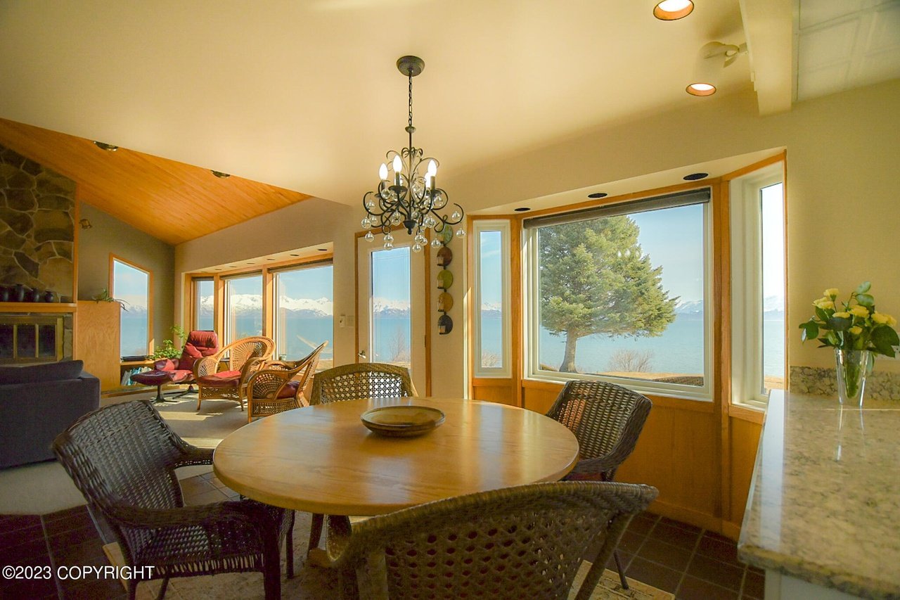 Dining table.