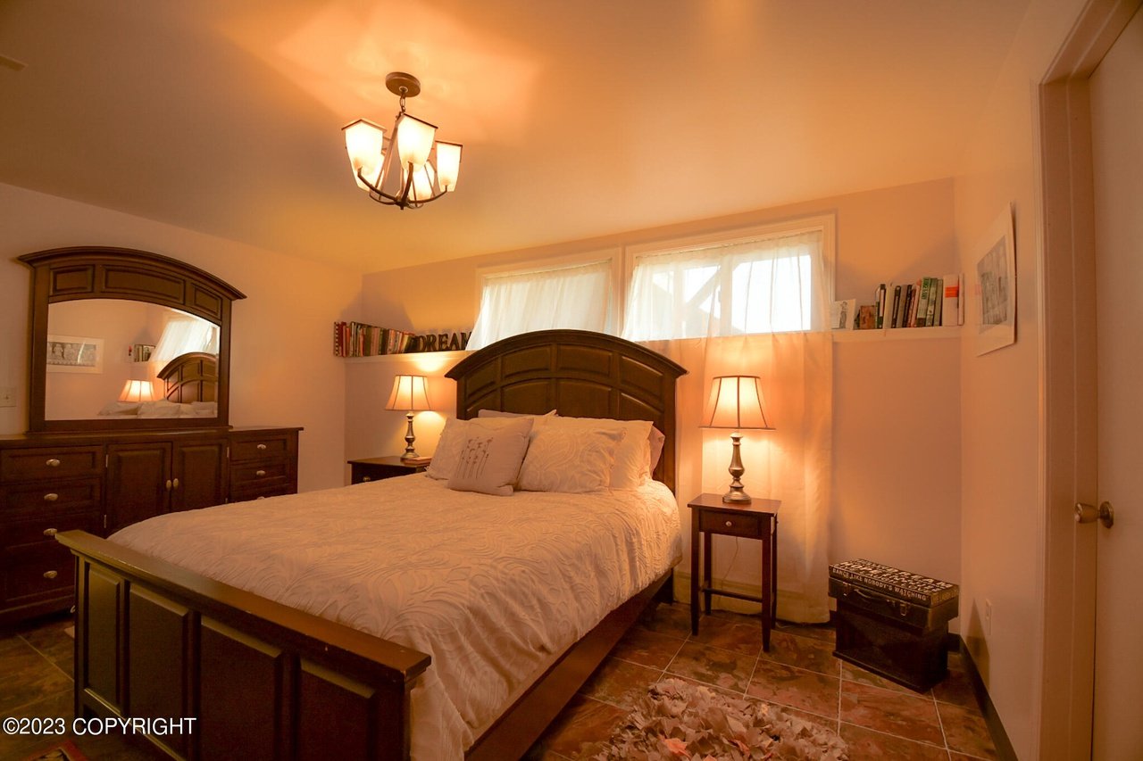 Spacious bedroom