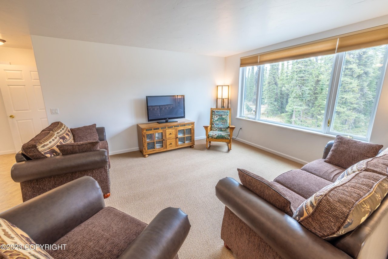 Spacious living room