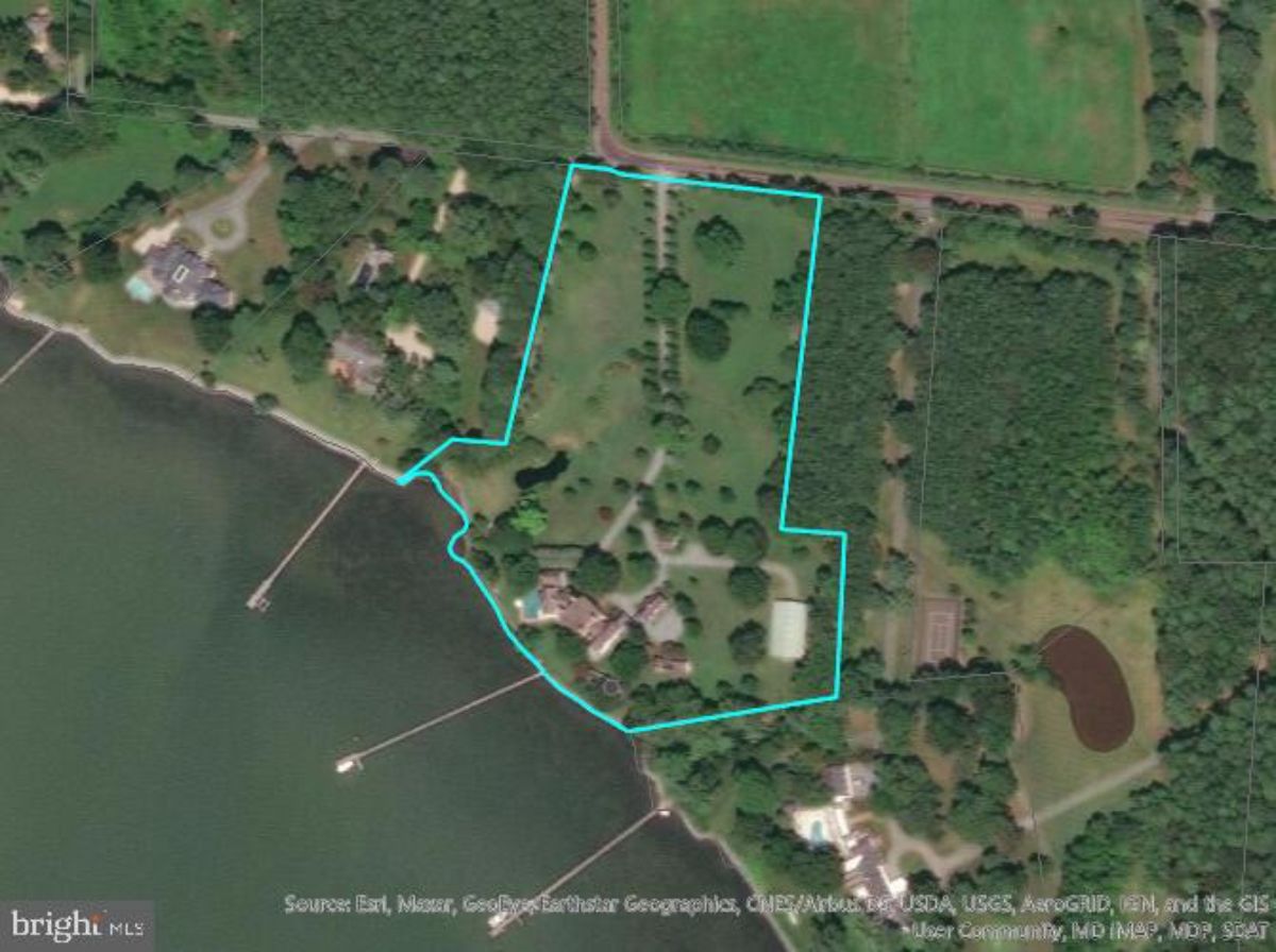 A map of the property.