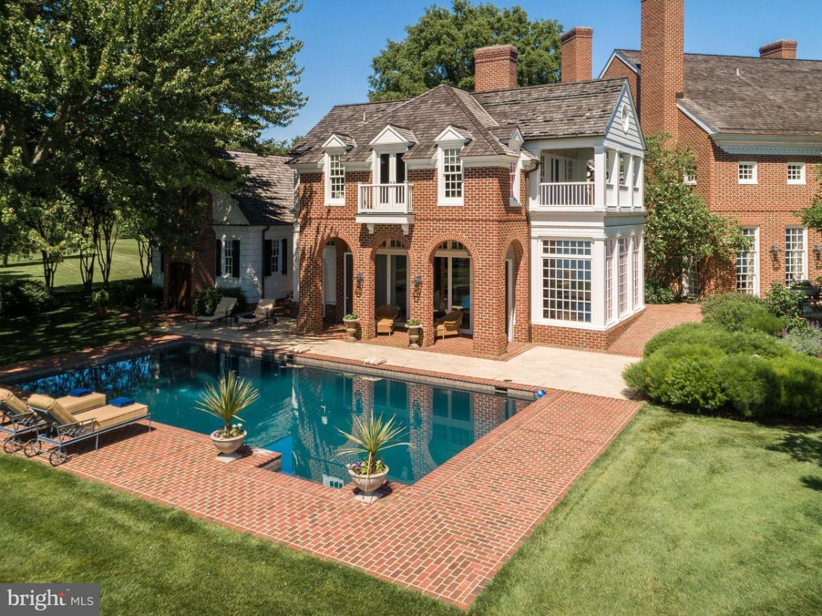 Backyard pool.