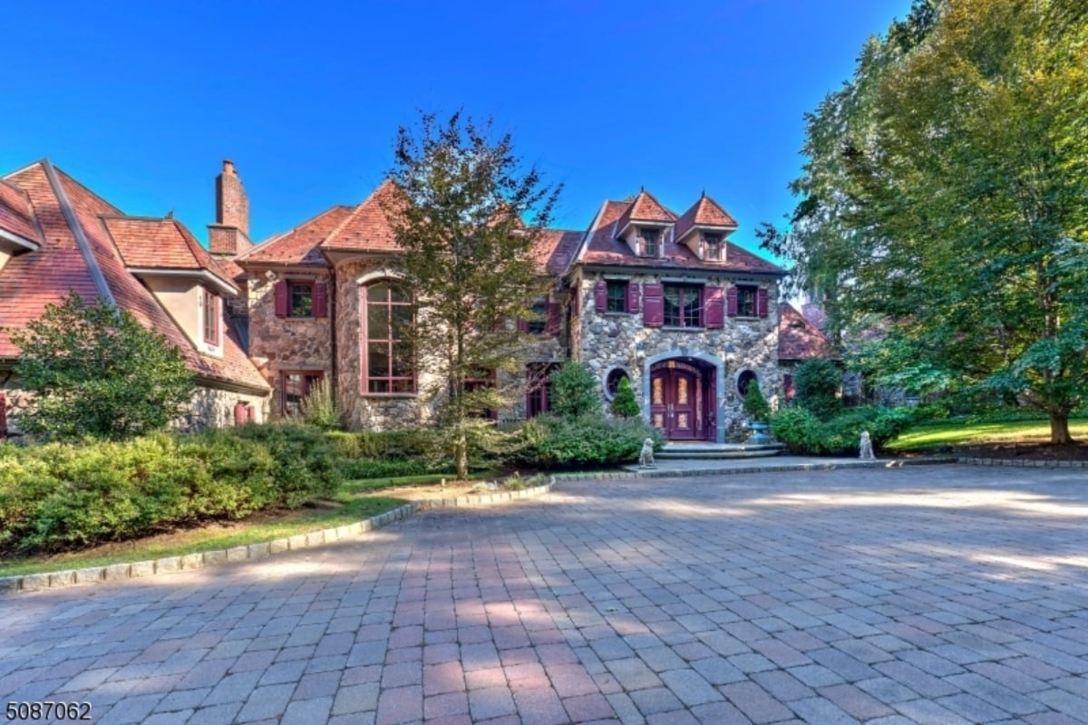 Rear view of the mansion