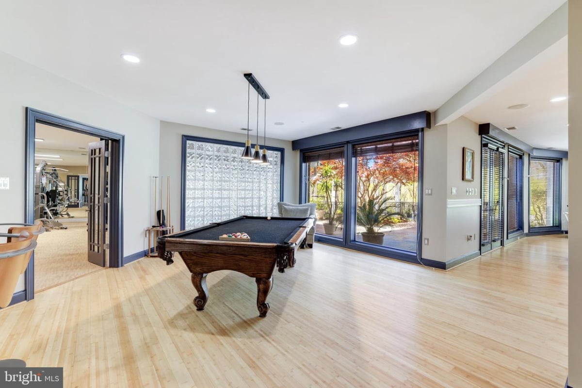 Billiards room