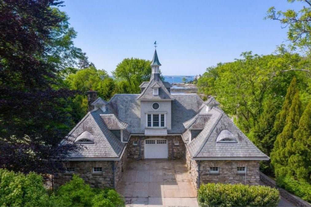 Carriage house with a steeple