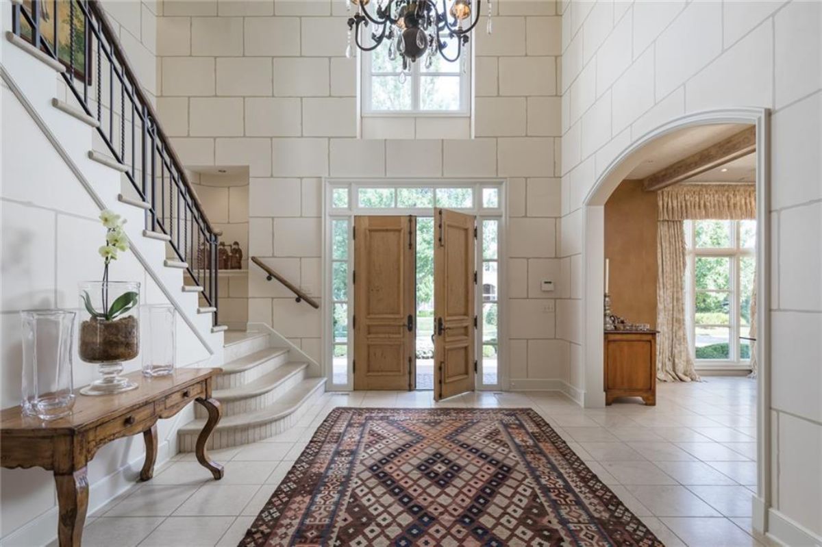 An open door to the foyer.