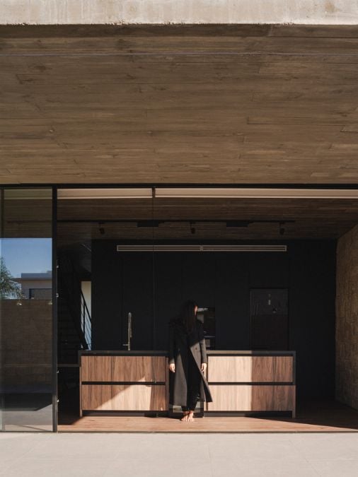 View of the kitchen from outside