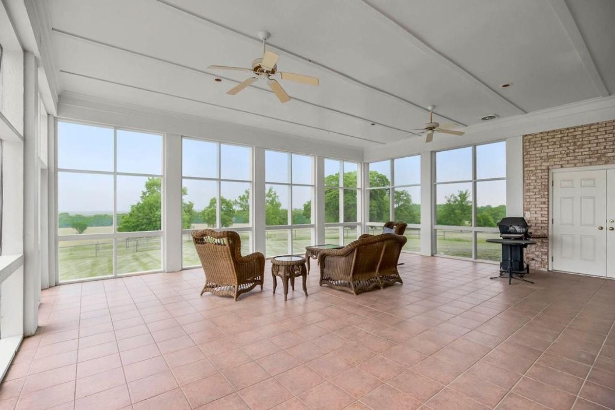 Screened porch