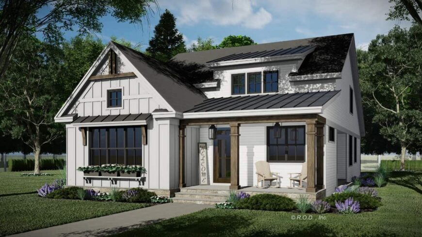 Explore a 2,419 Sq. Ft. 4 Bedroom Home with Front Porch and Double ...