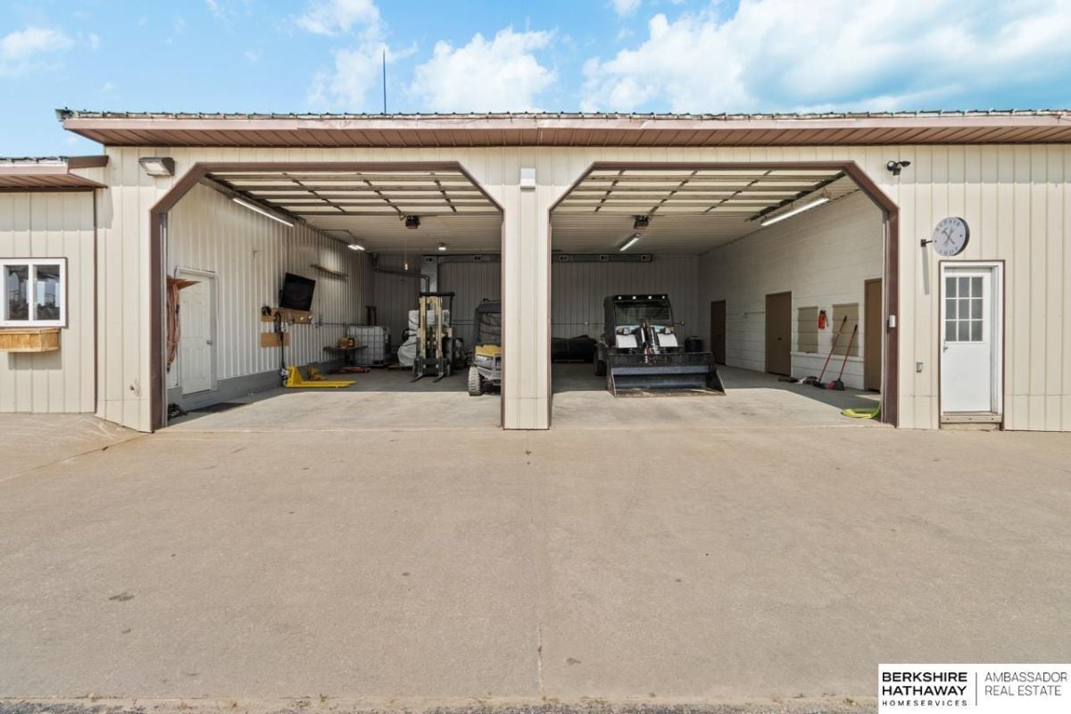 Opened Car Garage