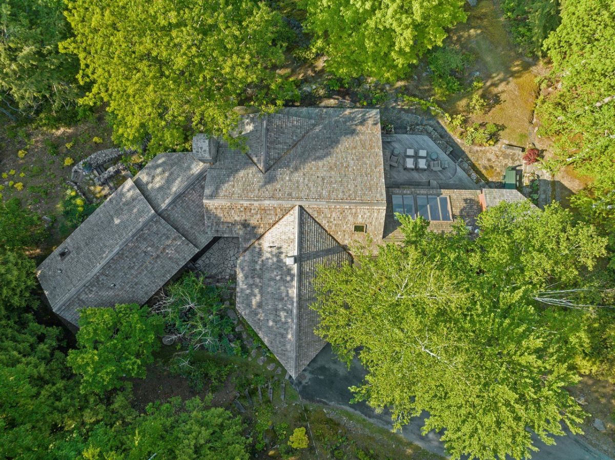 Rooftop aerial view