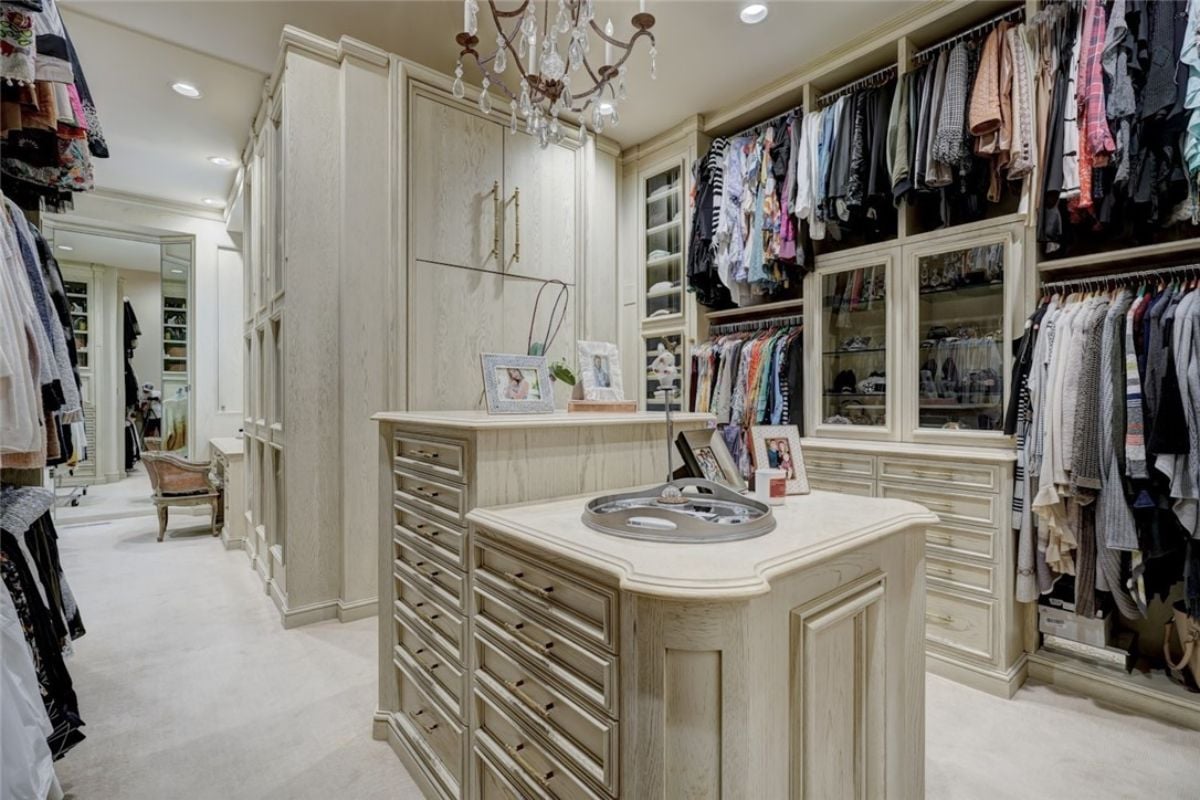 Walk-in closet for her.