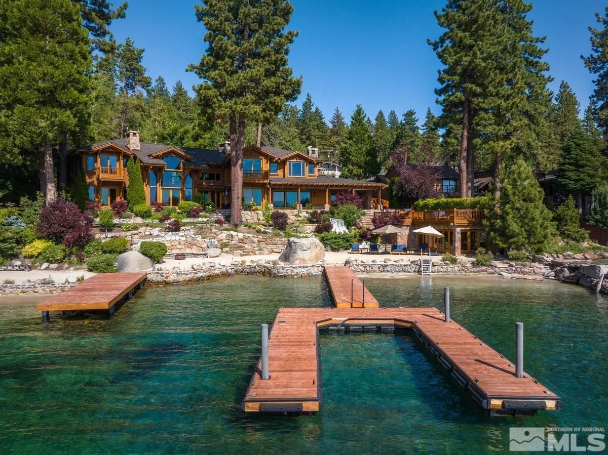 Mansion's waterfront view in Hwy 50, Glenbrook, NV.