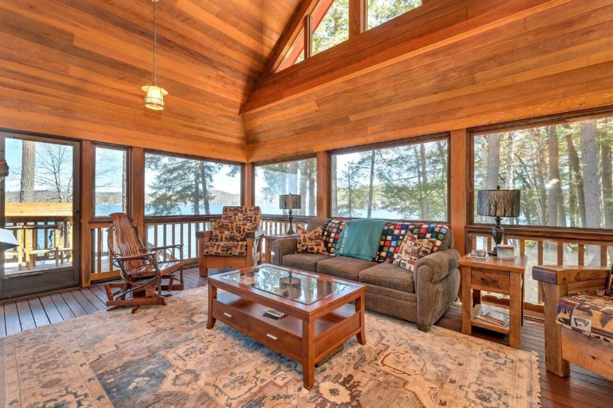 Screened porch