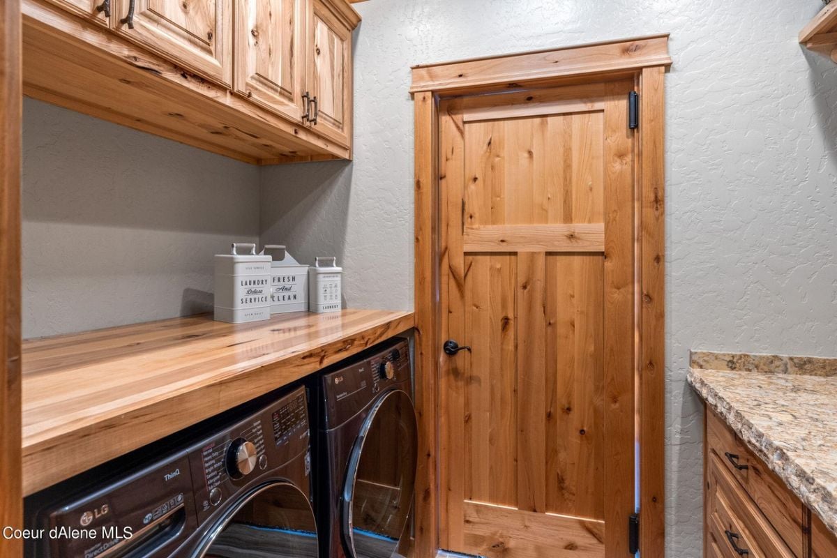 Laundry area