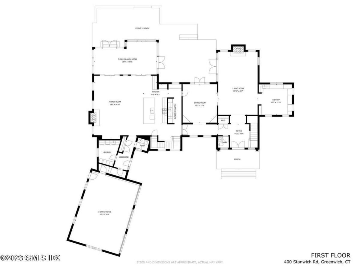 First floor diagram