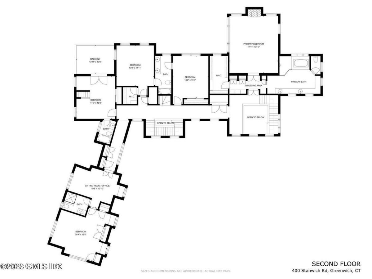 Second floor diagram