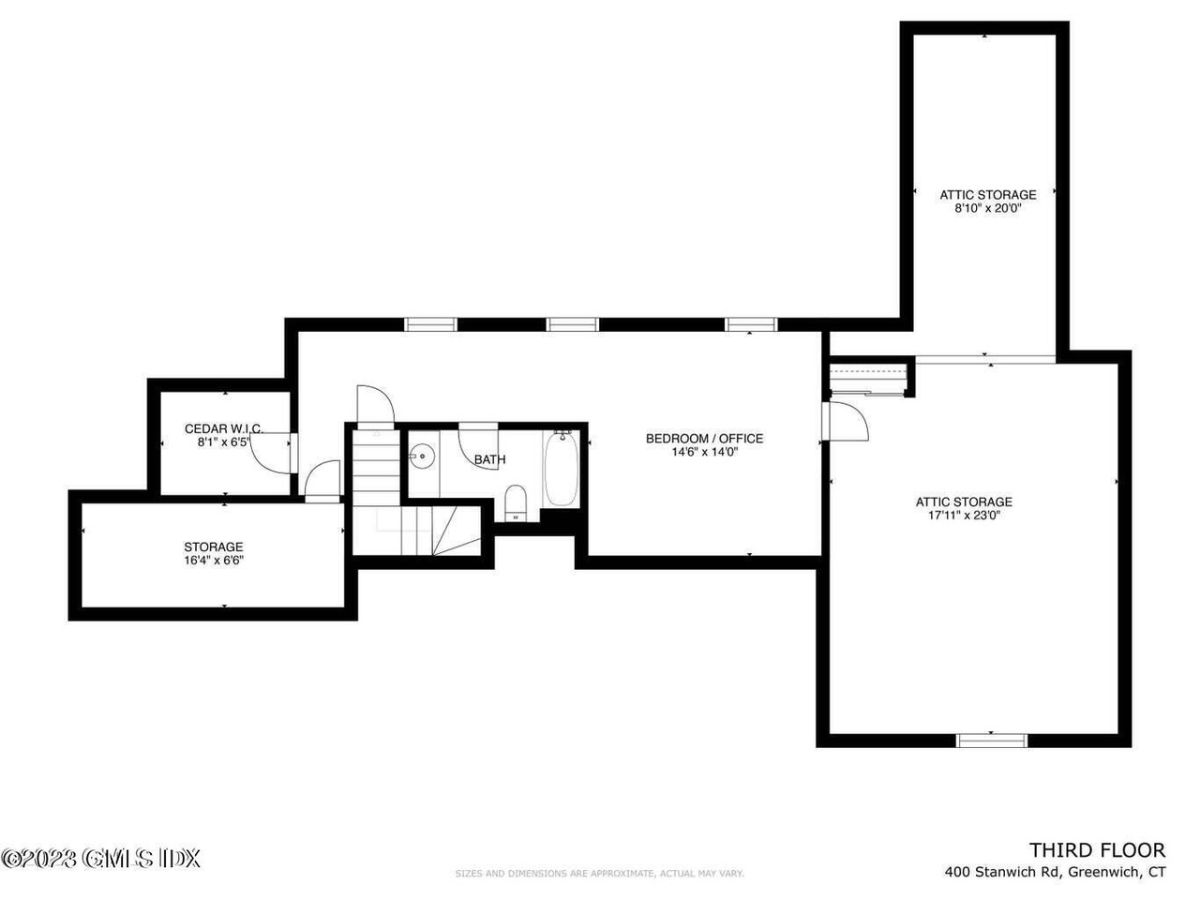 Third floor diagram