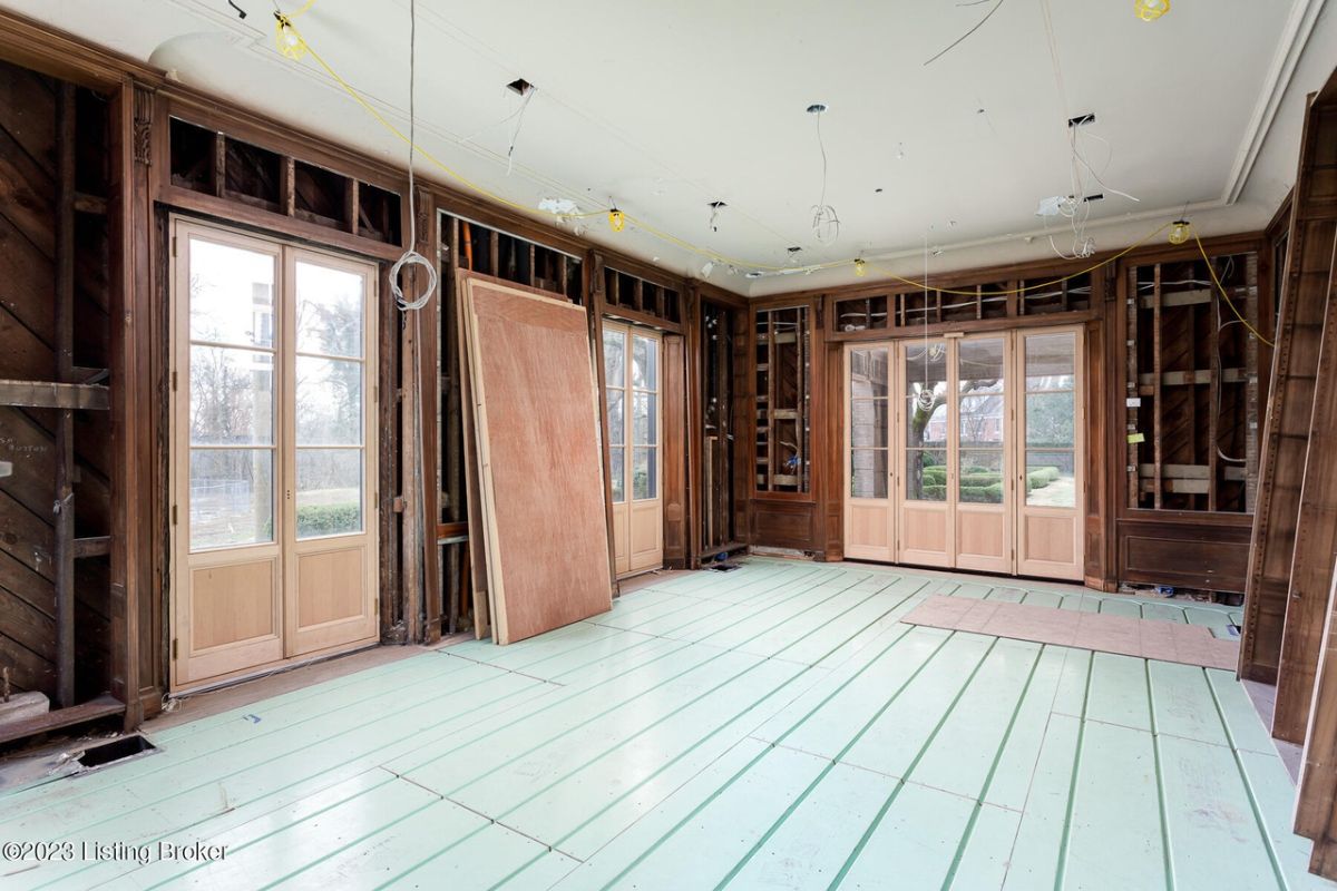 Under construction living space.