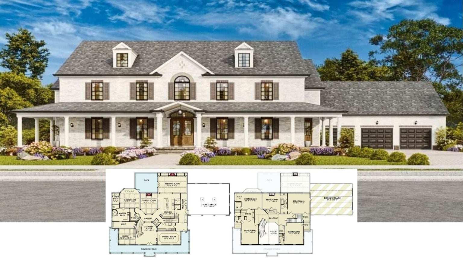 101 Country Style House Plans & Floor Plans
