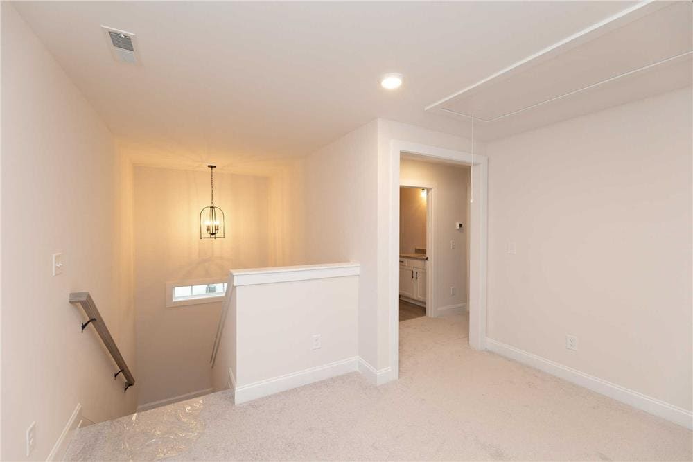 Loft situated at the top of the stairs.