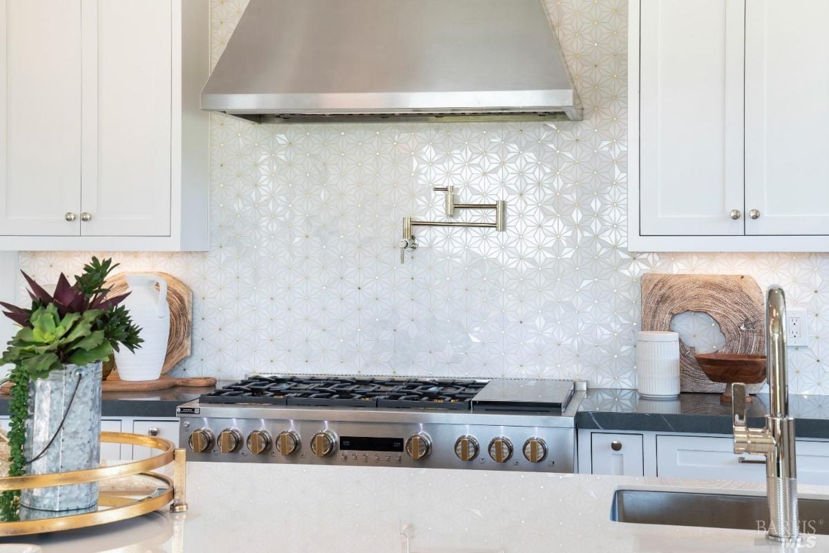 Cooking area in the kitchen