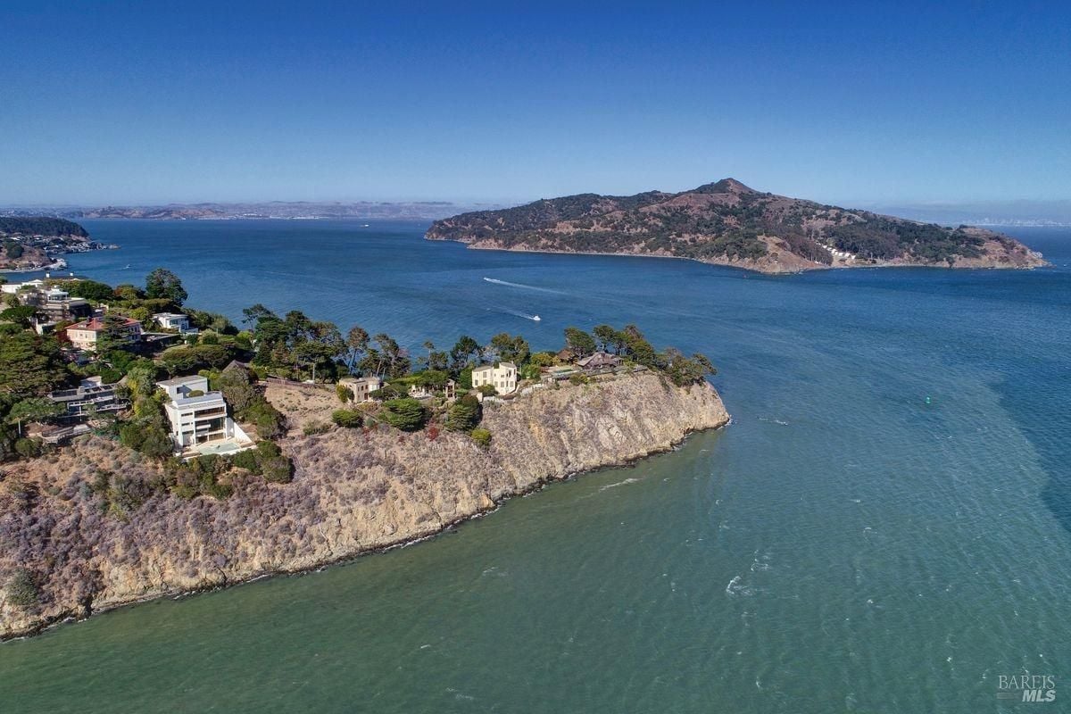 Aerial view of the property