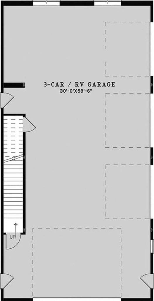 Spacious 3-Car Garage with RV Parking for the Adventurous