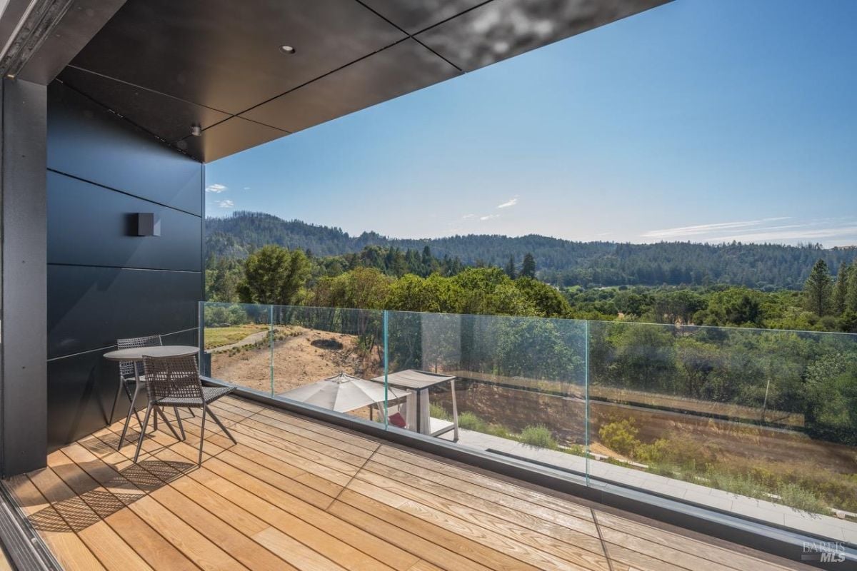 Master's bedroom balcony