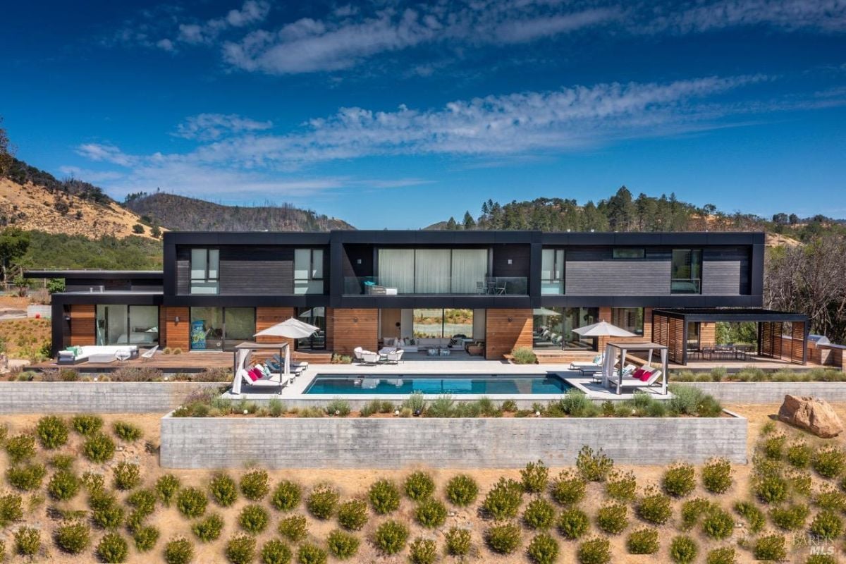 Backyard view