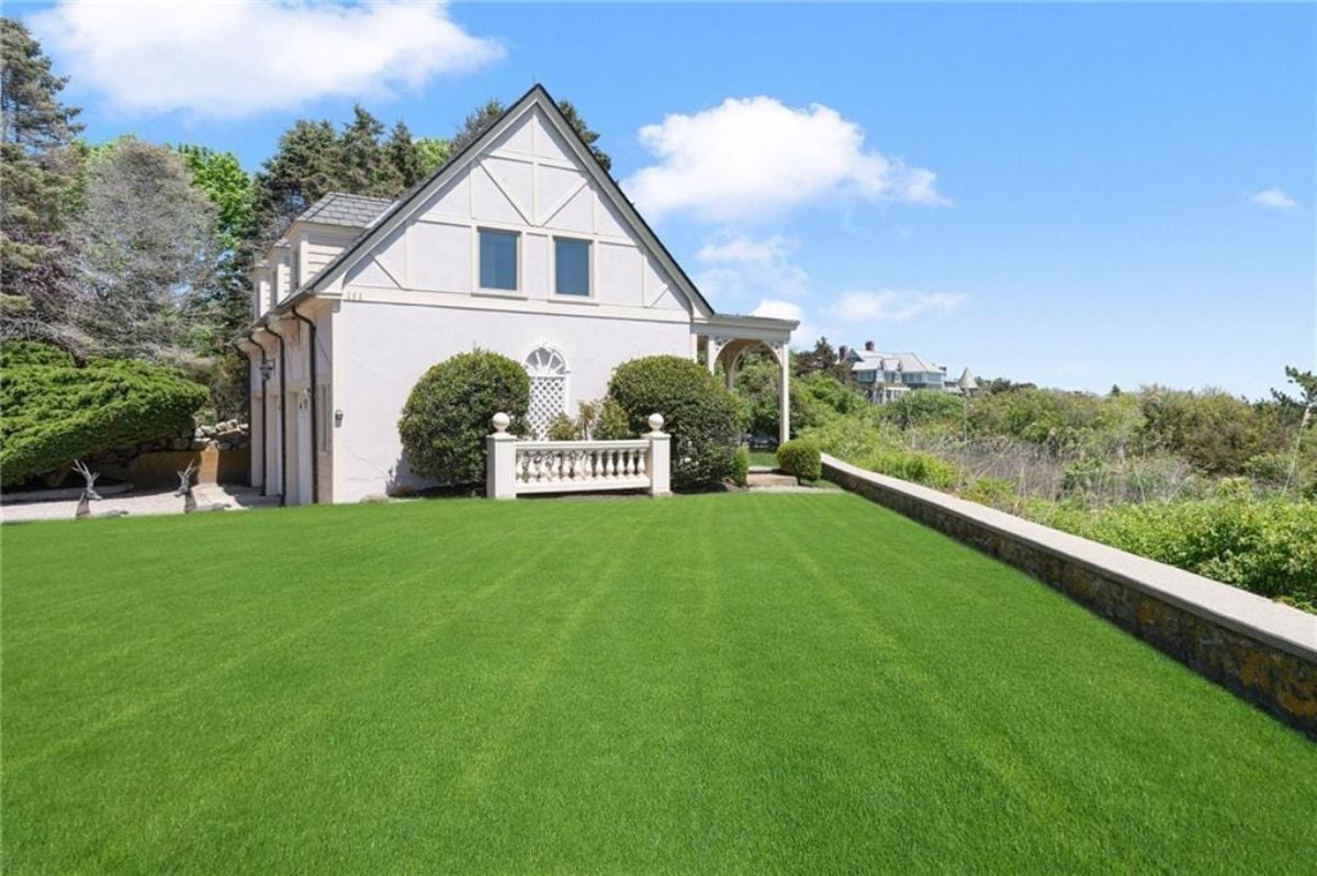 Spacious lawn