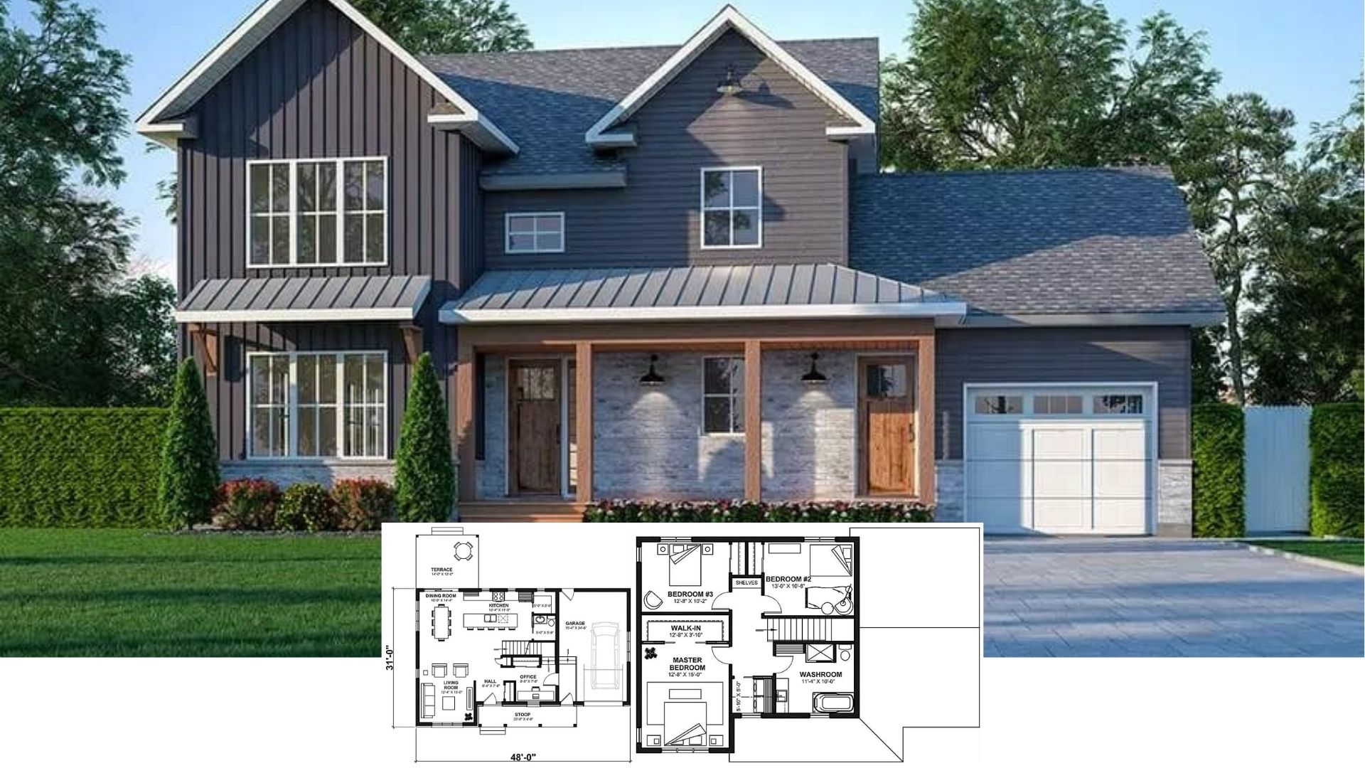 Introducing a 1,810 Sq. Ft. Craftsman Home with 3 Bedrooms and Must See Floor Plan