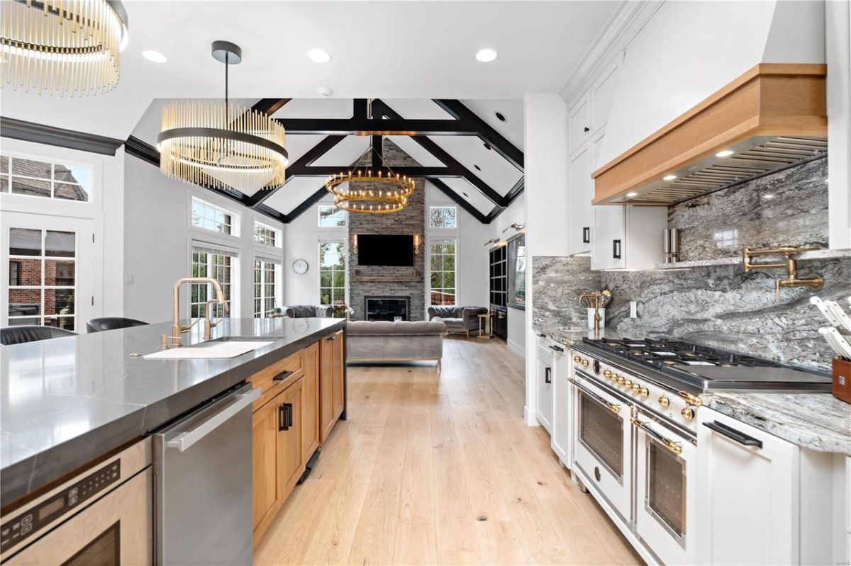 Cooking area in the kitchen