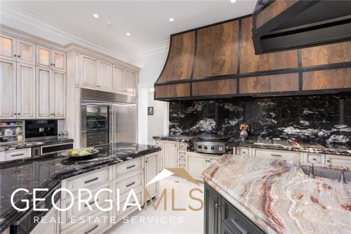 Cooking area in the kitchen