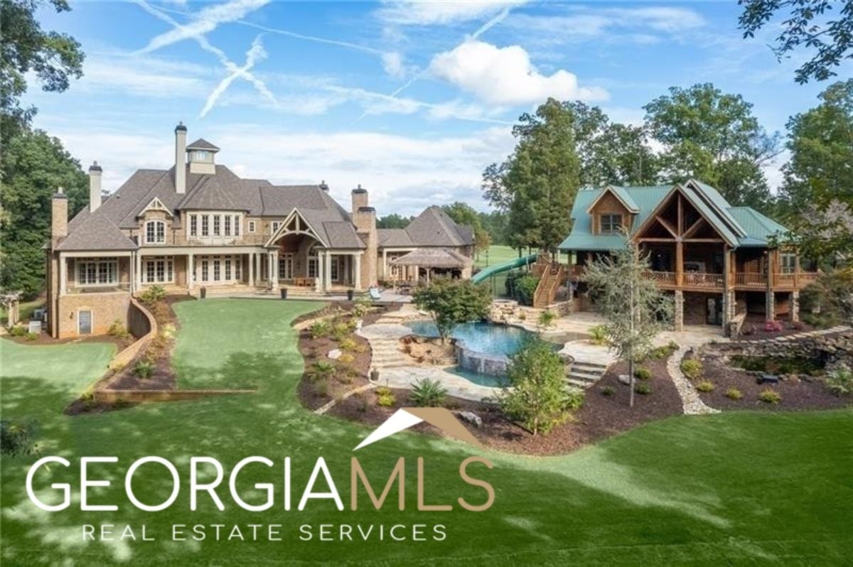Mansion and pool house