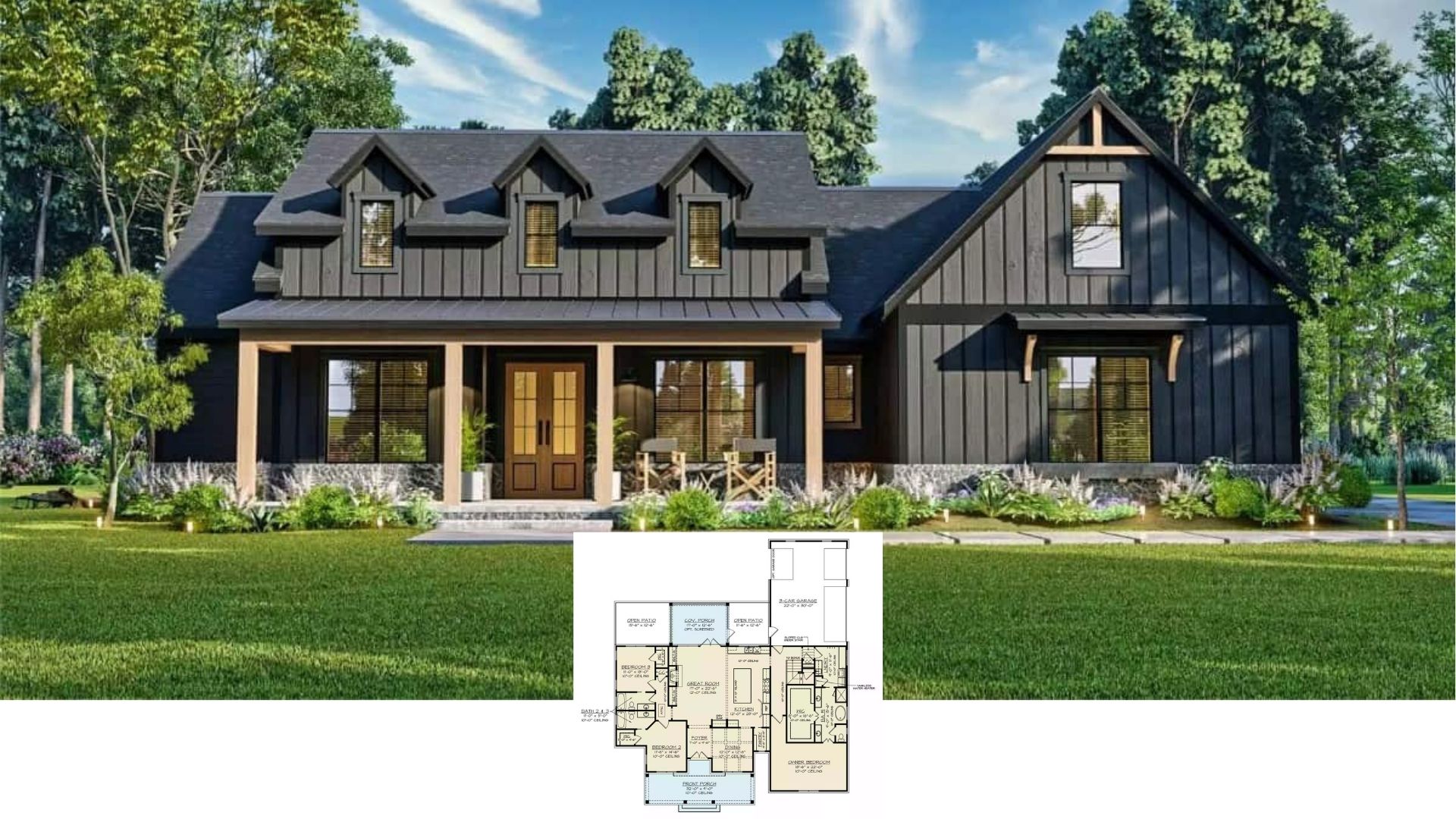 Check Out the 2,473 Sq. Ft. Floor Plan of This 3 Bedroom Home with Bonus Expansion and Triple Garage