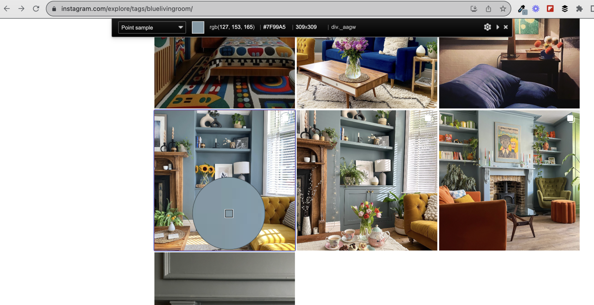 How to find paint color from online images and then visualize it in your room (desktop)