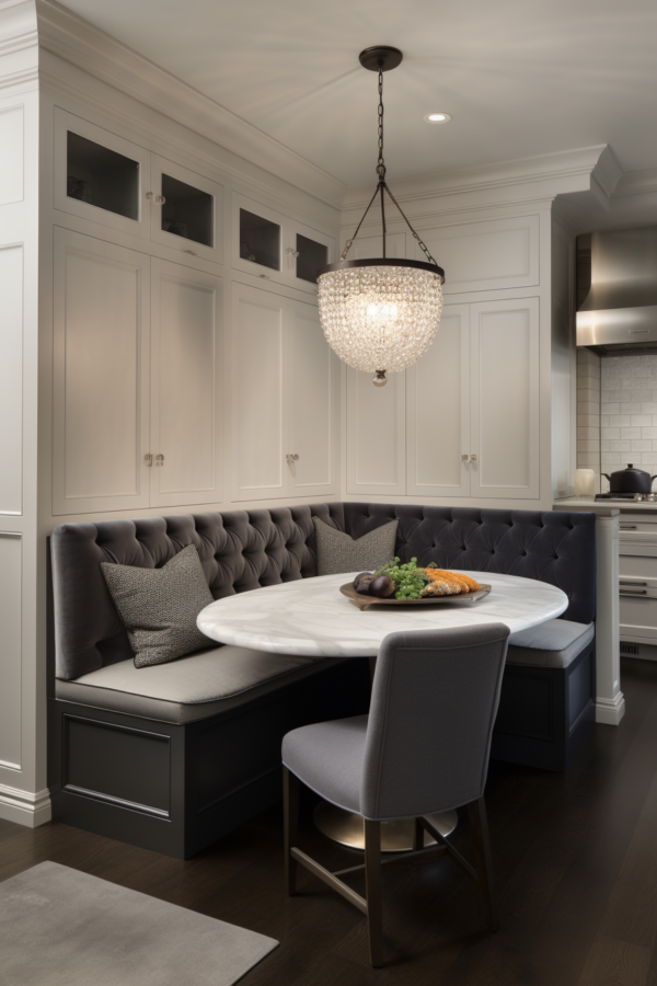 20 Opulently Tailored Transitional-Style Kitchen Nooks Perfect for Cozy ...