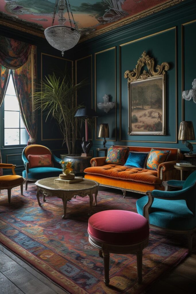 60 Opulent Old-World Aesthetic Living Room Design (Concept Interiors)