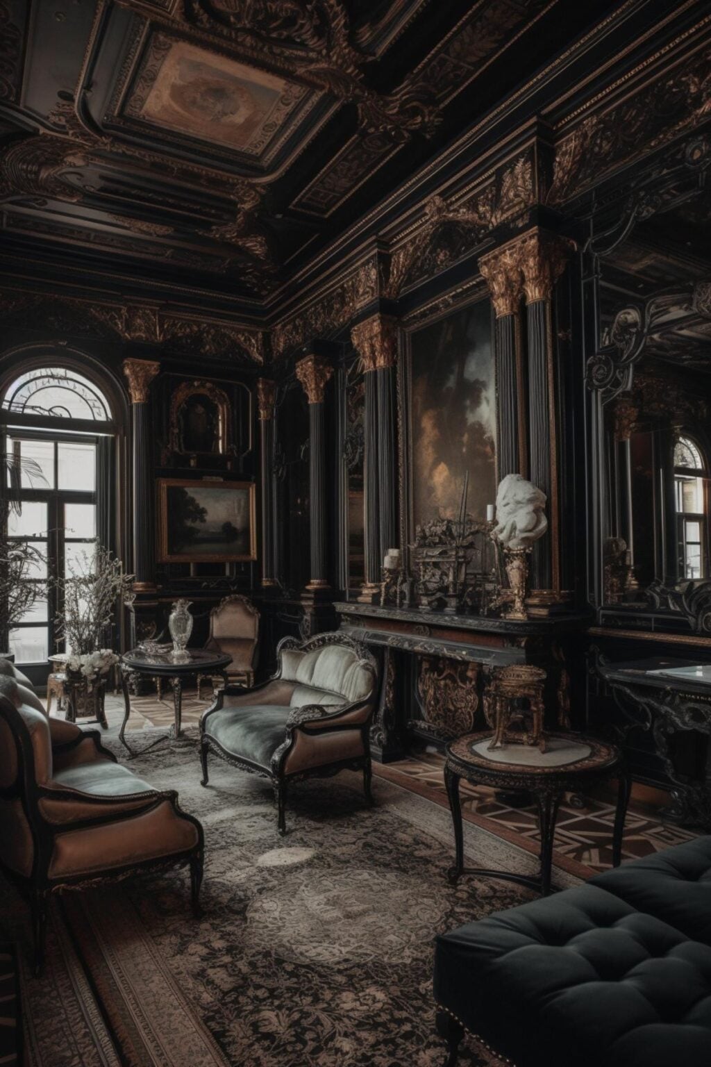 60 Opulent Old-World Aesthetic Living Room Design (Concept Interiors ...